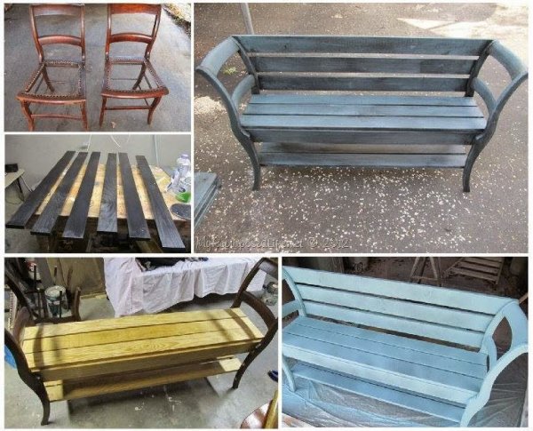 Turn Chairs into a fabulous Bench.