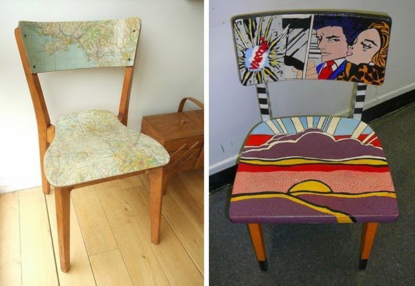 upcycled chairs